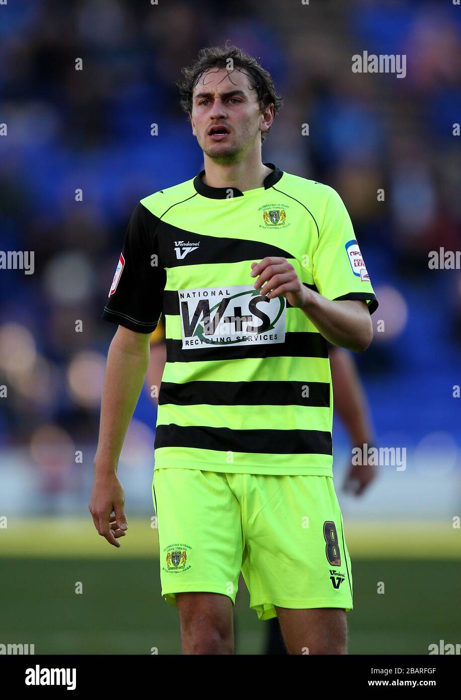 Yeovil Town's ed Upson Foto Stock