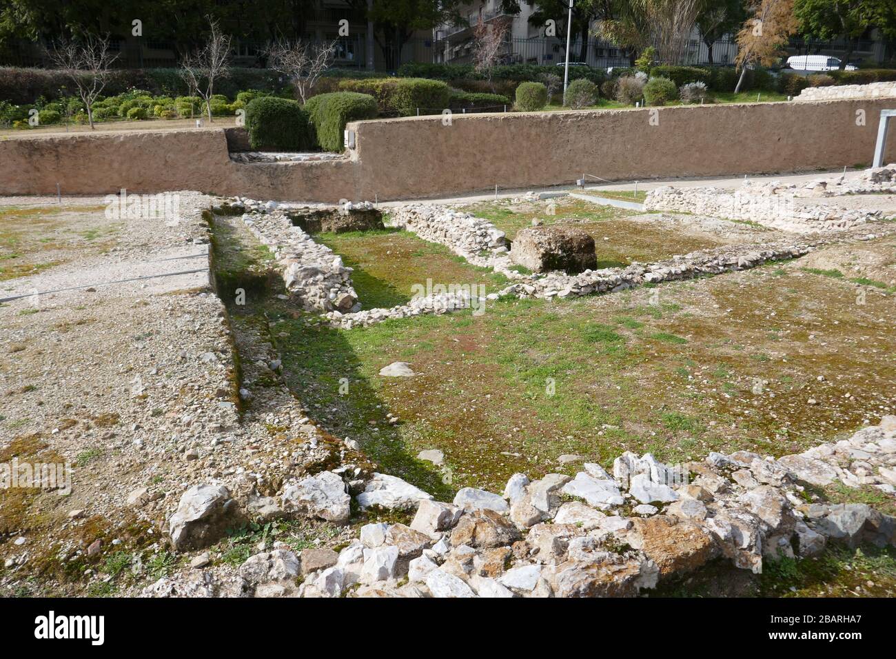 Sito archeologico del Liceo di Aristotele Foto Stock