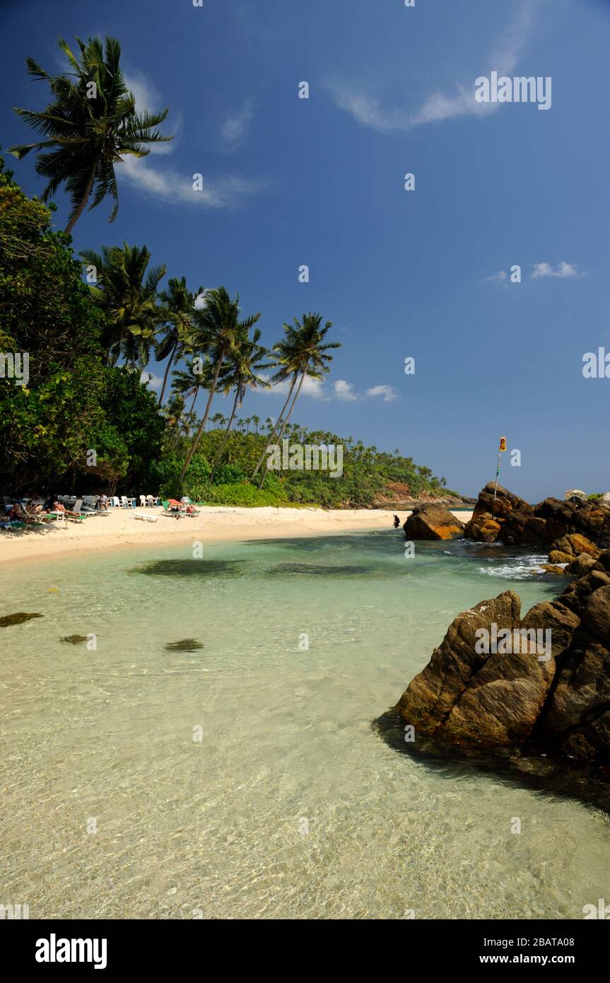Sri Lanka, Mirissa, Secret Beach Foto Stock