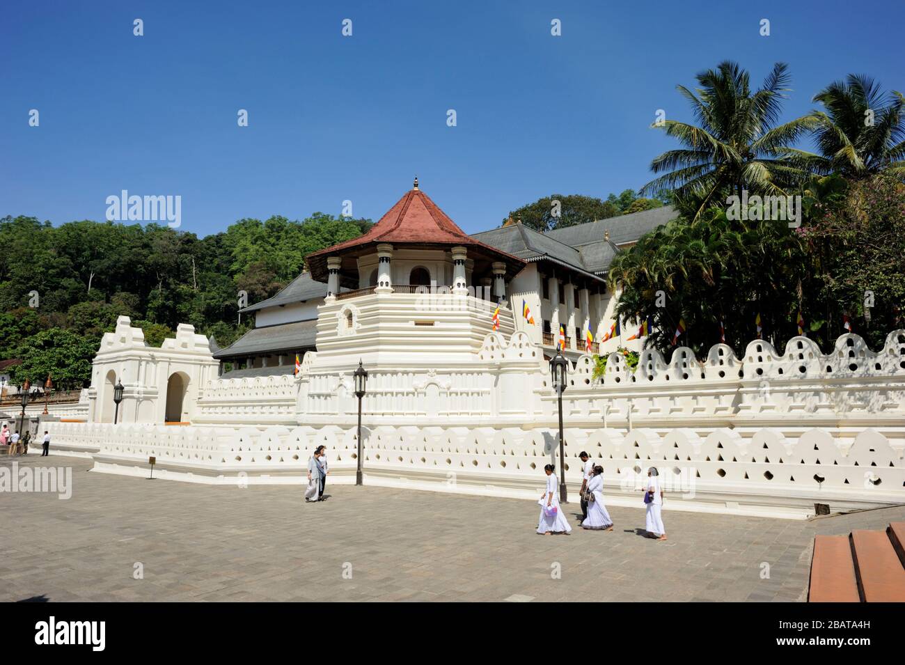 Sri Lanka, Kandy, Tempio del dente Foto Stock