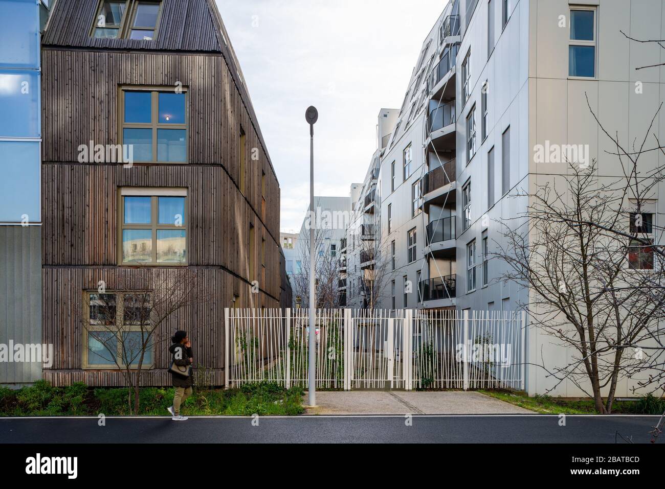 Boulogne Billancourt. Architettura Traversée Jules Guesde Foto Stock
