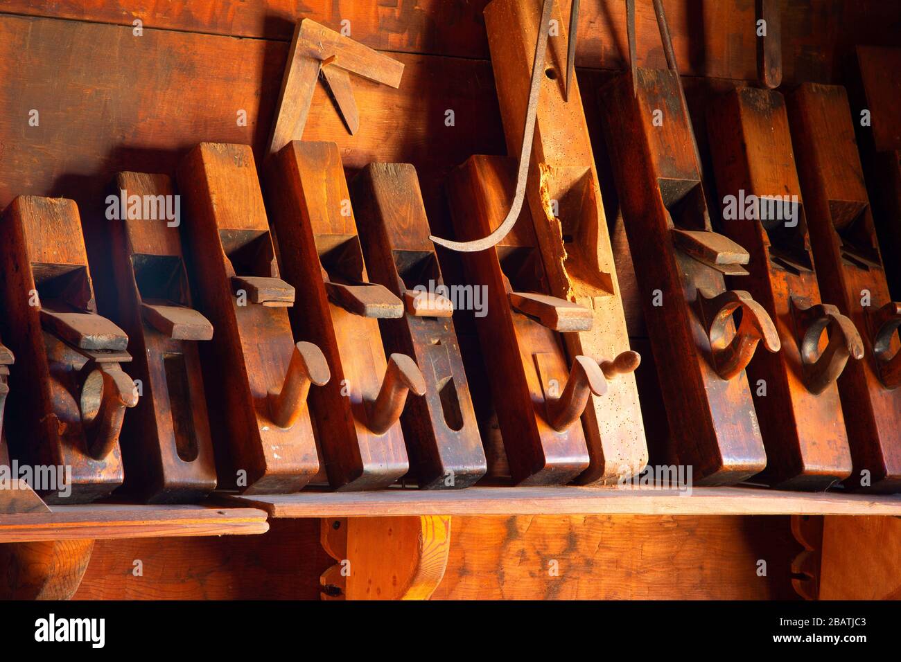 Attrezzi di Falegnameria, Fort Ross state Historic Park, California Foto Stock