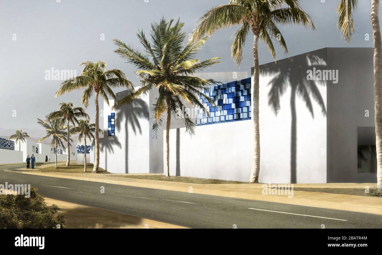 'Italiano: Al Dhakira-city-Qatar; 2014; RRC STUDIO Architects; Romolo Calabrese; ' Foto Stock