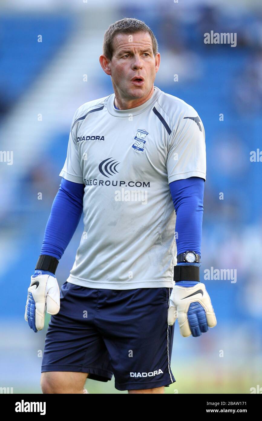 John Vaughan, allenatore di portiere della città di Birmingham Foto Stock