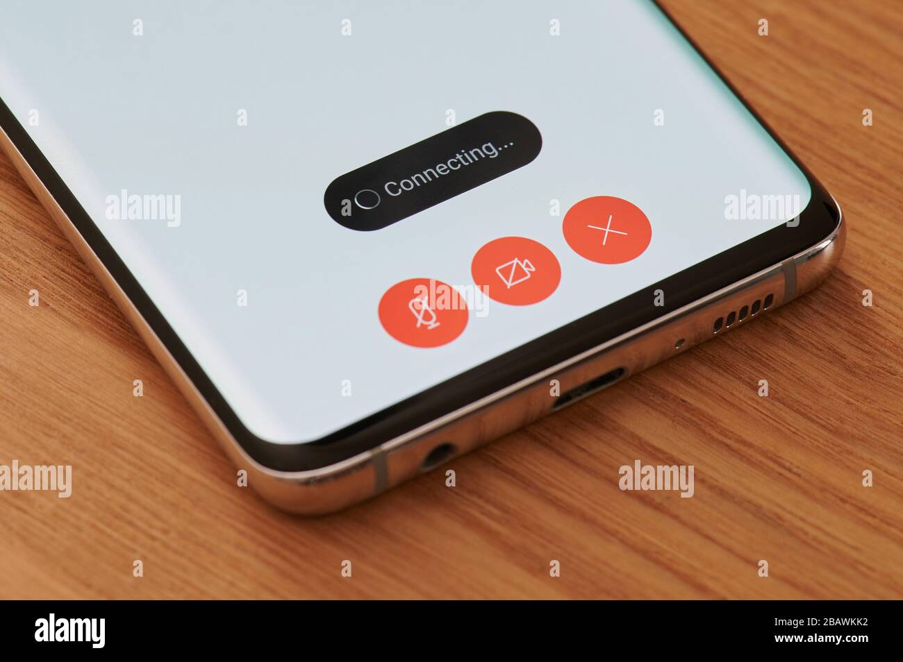 New-York , Stati Uniti - 29 marzo 2020:connessione all'app per riunioni Cisco webex in vista ravvicinata del negozio google Foto Stock