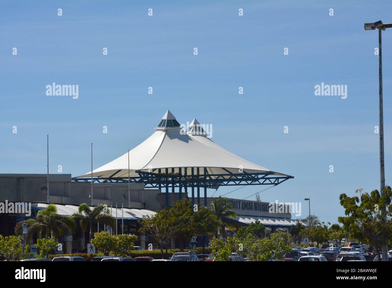 Barbados aeroporto Foto Stock