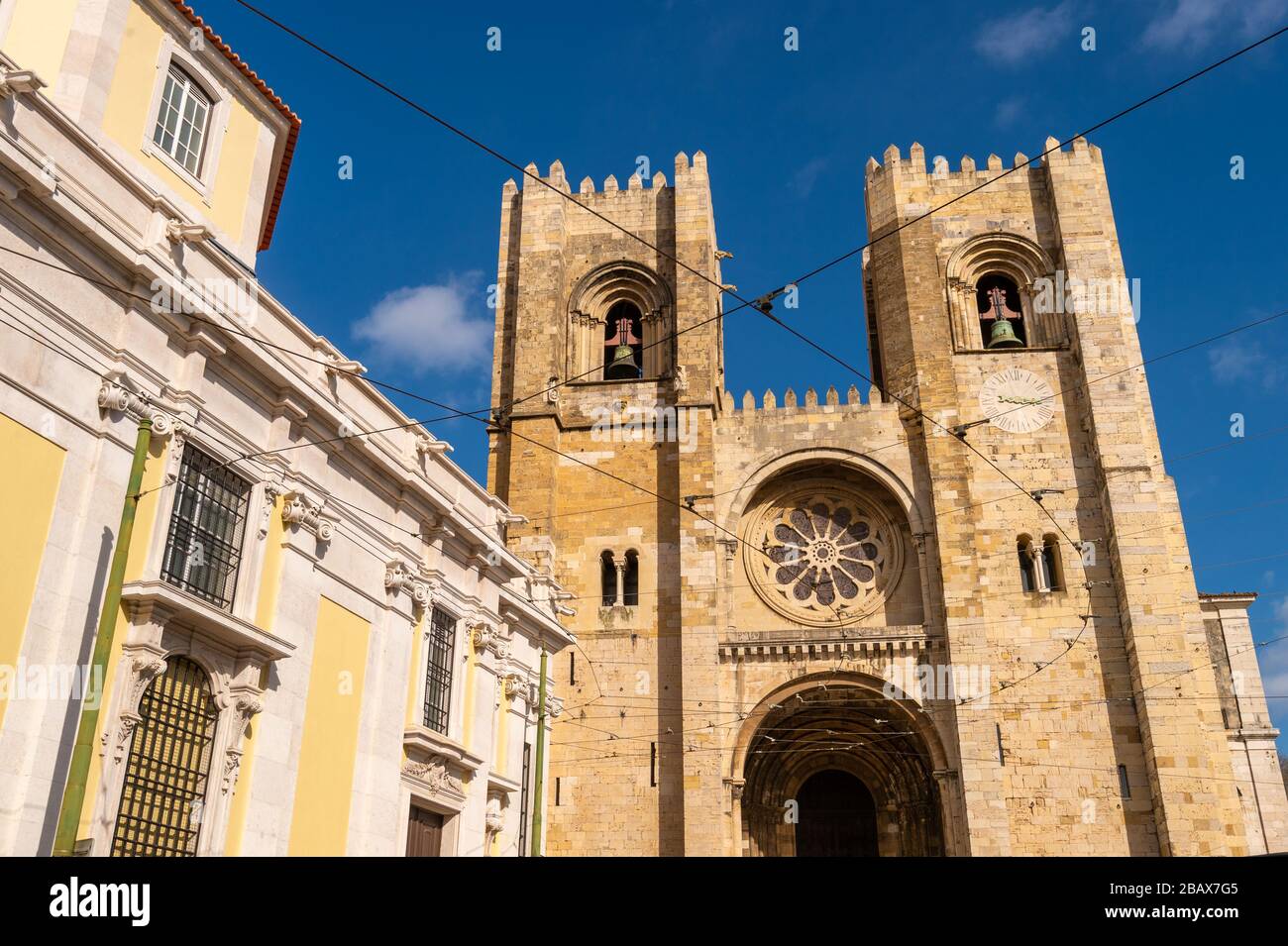 Cattedrale di Lisbona (sé de Lisboa) Foto Stock