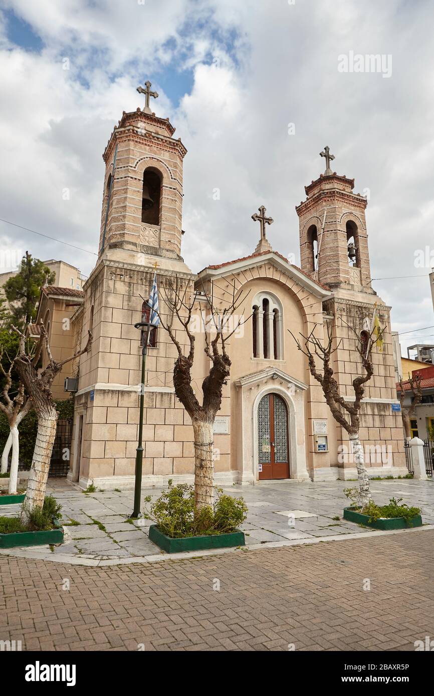 agios anargiros, chiesa di psiri, Atene grecia Foto Stock