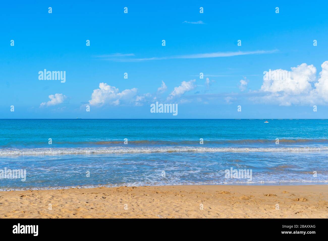 Spiaggia di Rio Grande, Porto Rico. Foto Stock