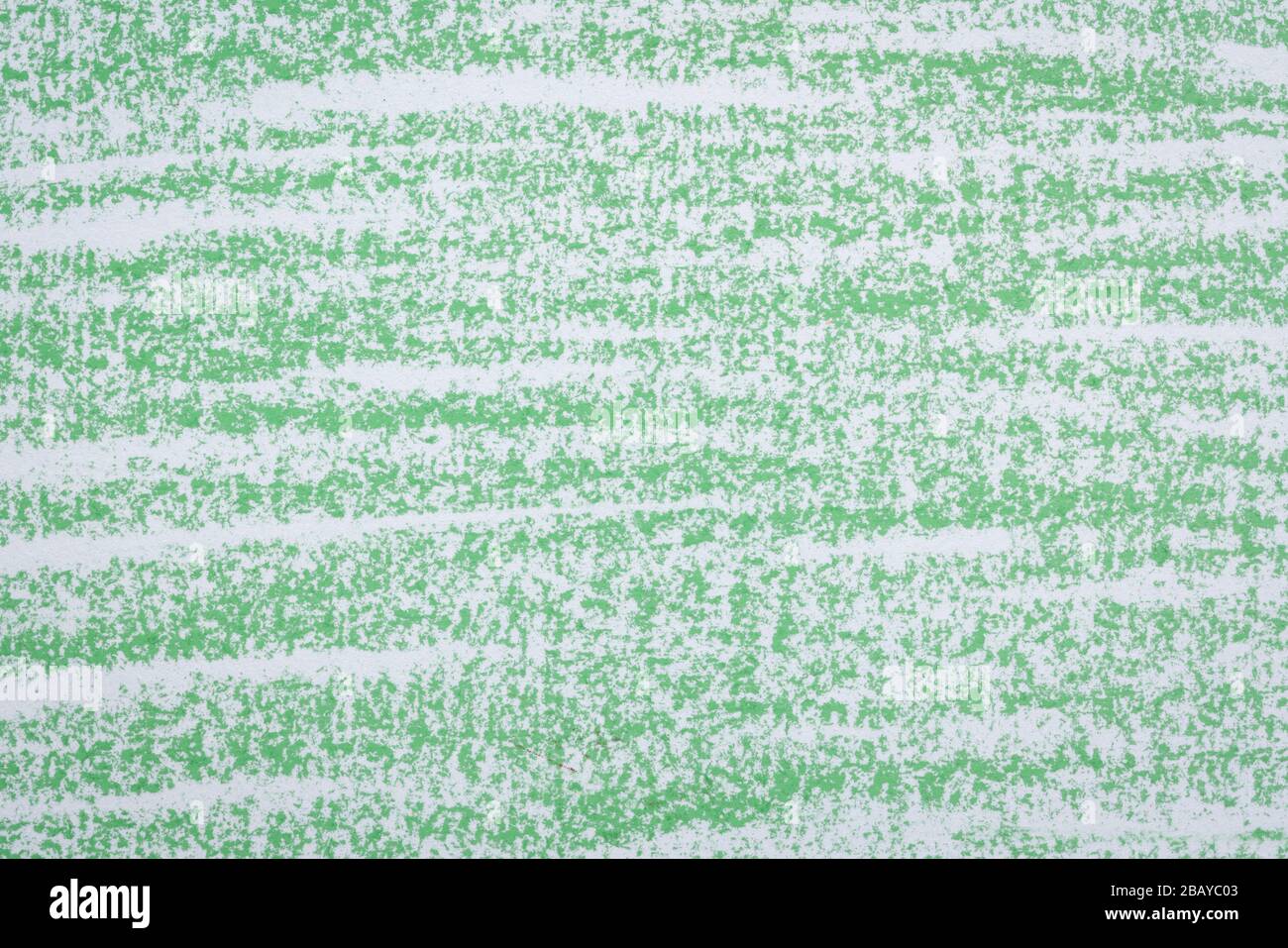 pastello verde pastello pastello pastello su tela di arte bianca trama di fondo Foto Stock