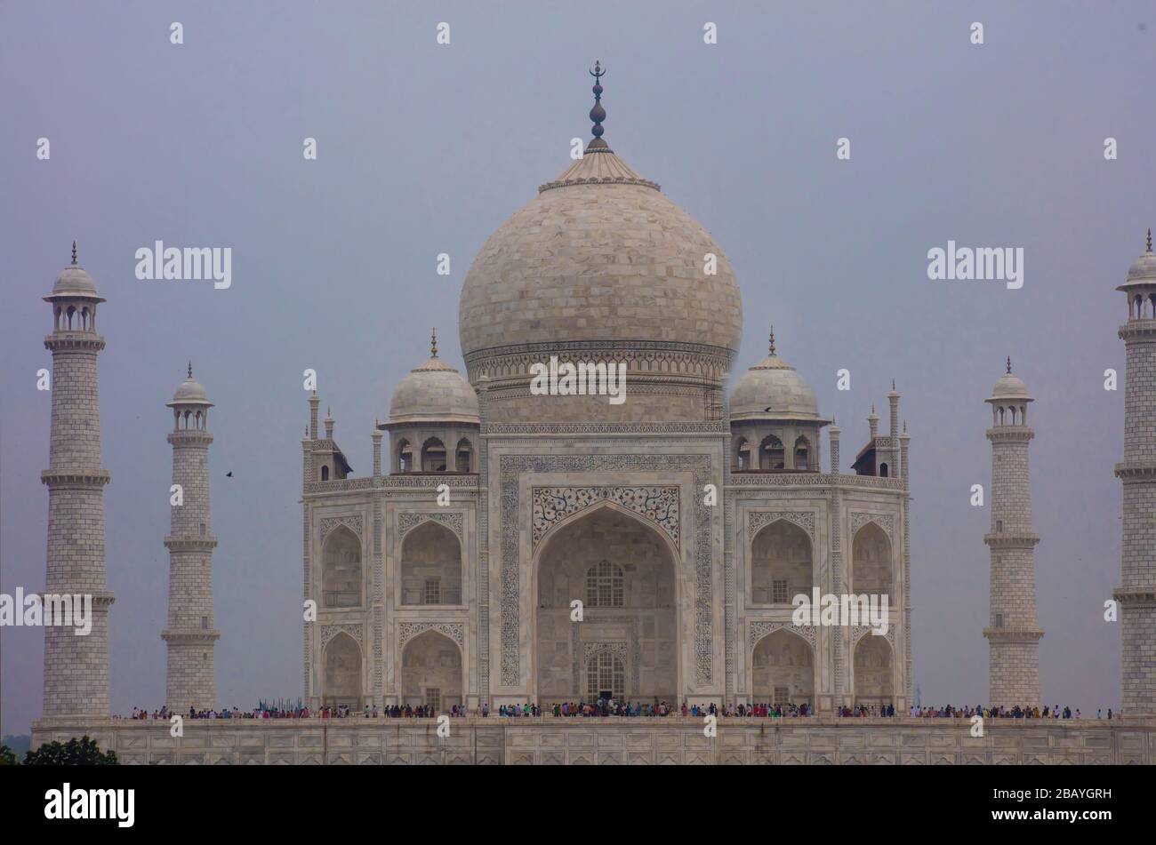 Taj Mahal, Agra, Uttar Pradesh, India Foto Stock
