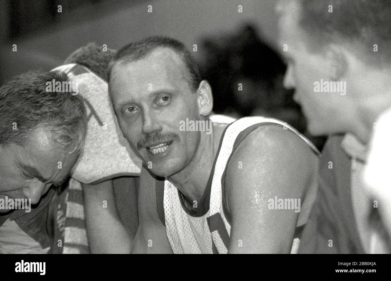 Rimas Kurtinaitis - giocatore di pallacanestro lituano, allenatore, campione olimpico Foto Stock