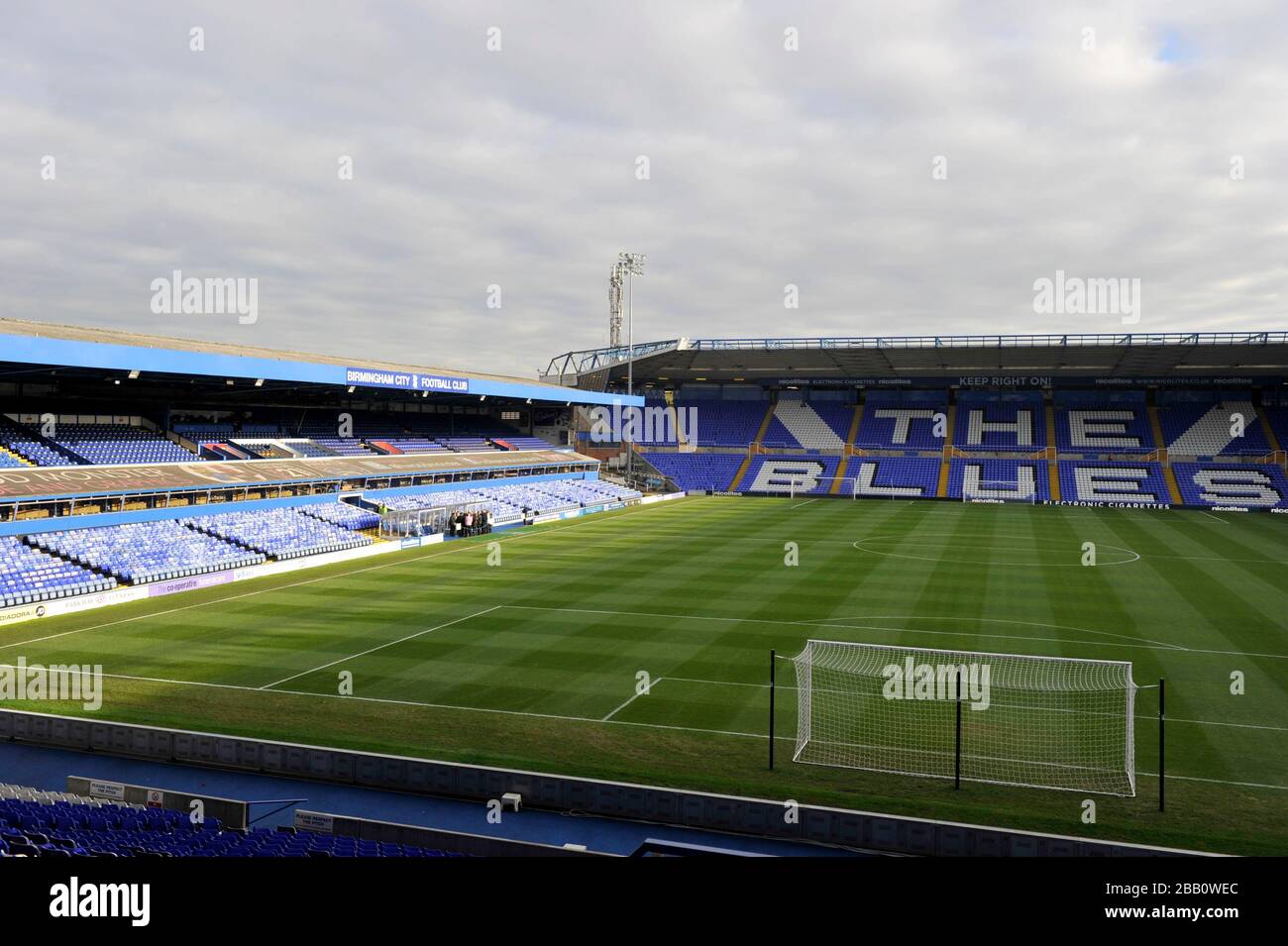 GroundDesigns Stampa Artistica Mappa Stadio St. Andrew's - Birmingham City FC, Formato A3, Blu
