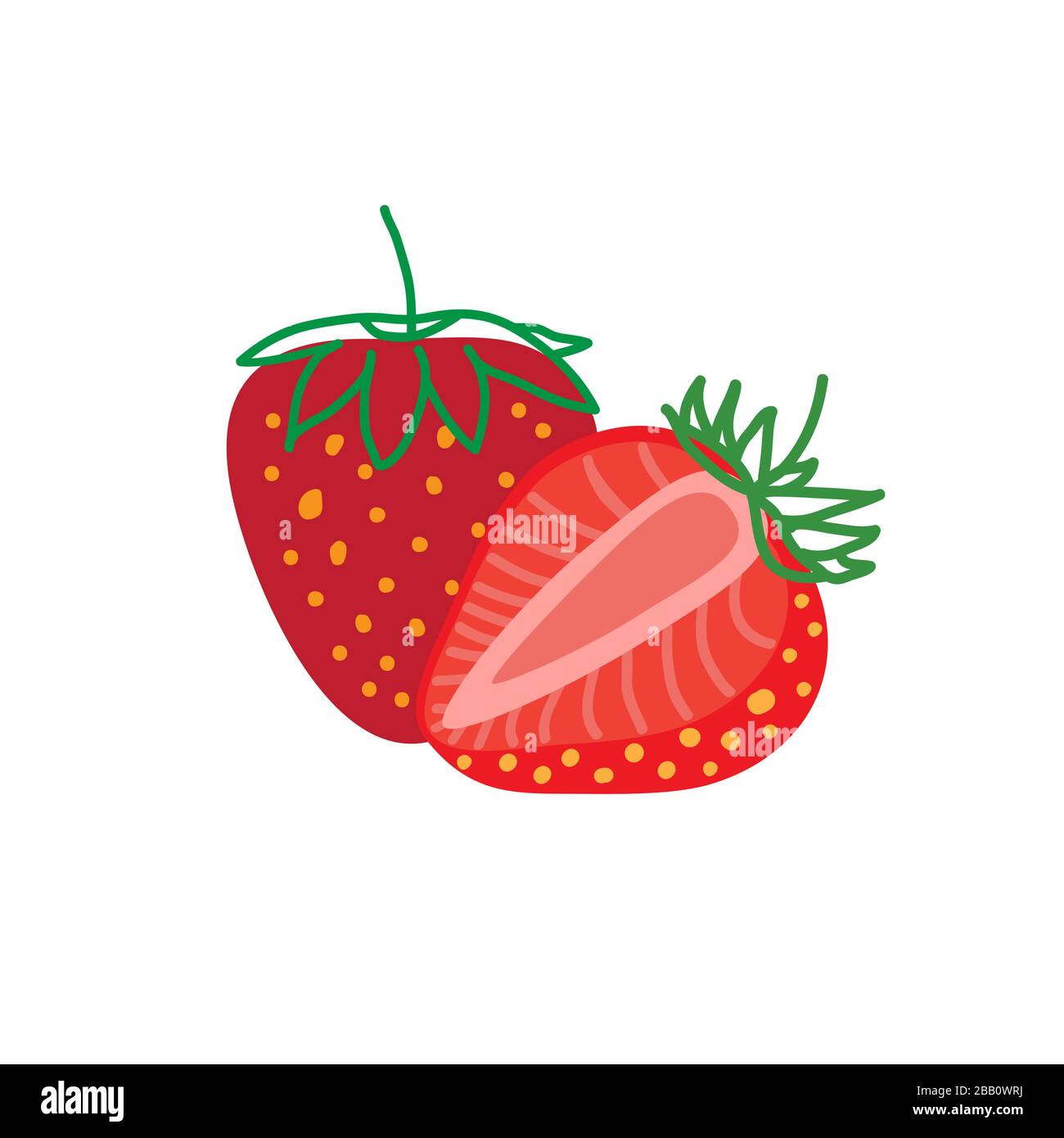 Vettori Di Vettore Di Fragola Immagini E Fotos Stock Alamy