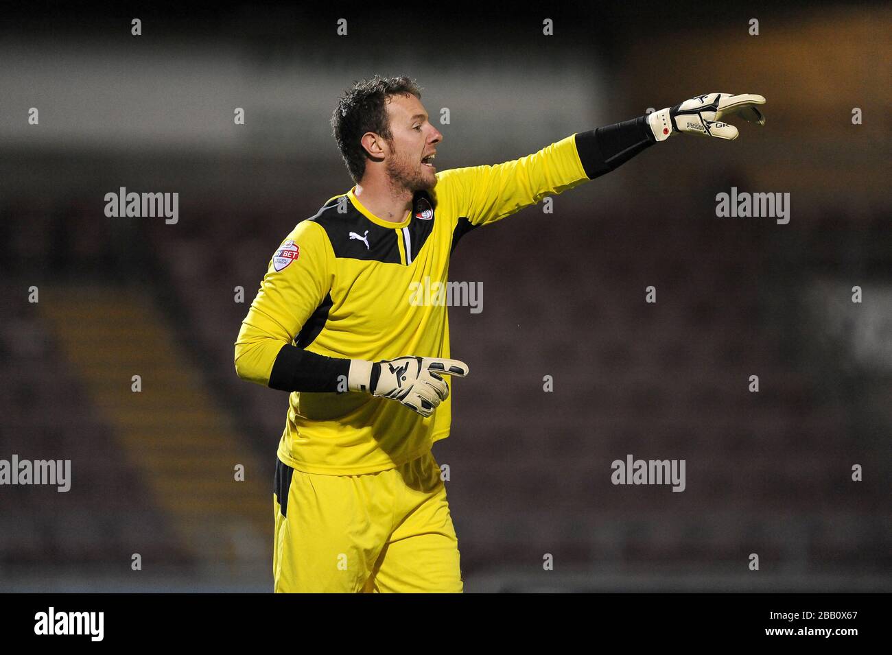 Adam Collin, portiere Unito Rotherham Foto Stock