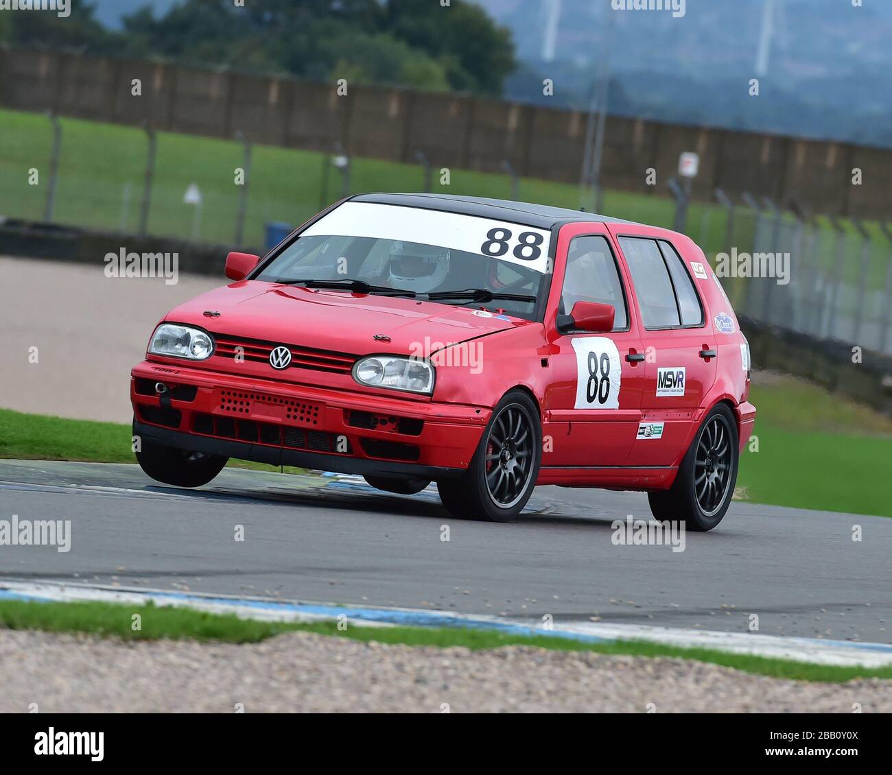 Giles Lock, Simon Gerrard, VW Golf VR6, Modern Classics, Classic Sports Car  Club, CSCC, Late Summer Race Meeting, Donington Park, Sunday, 4th Septembe  Foto stock - Alamy