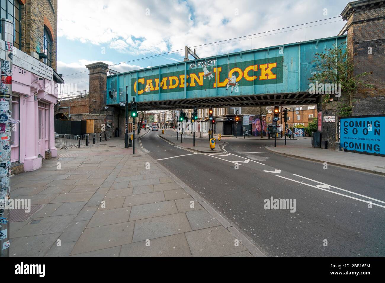 Londra su Lock Down Coronavirus Foto Stock