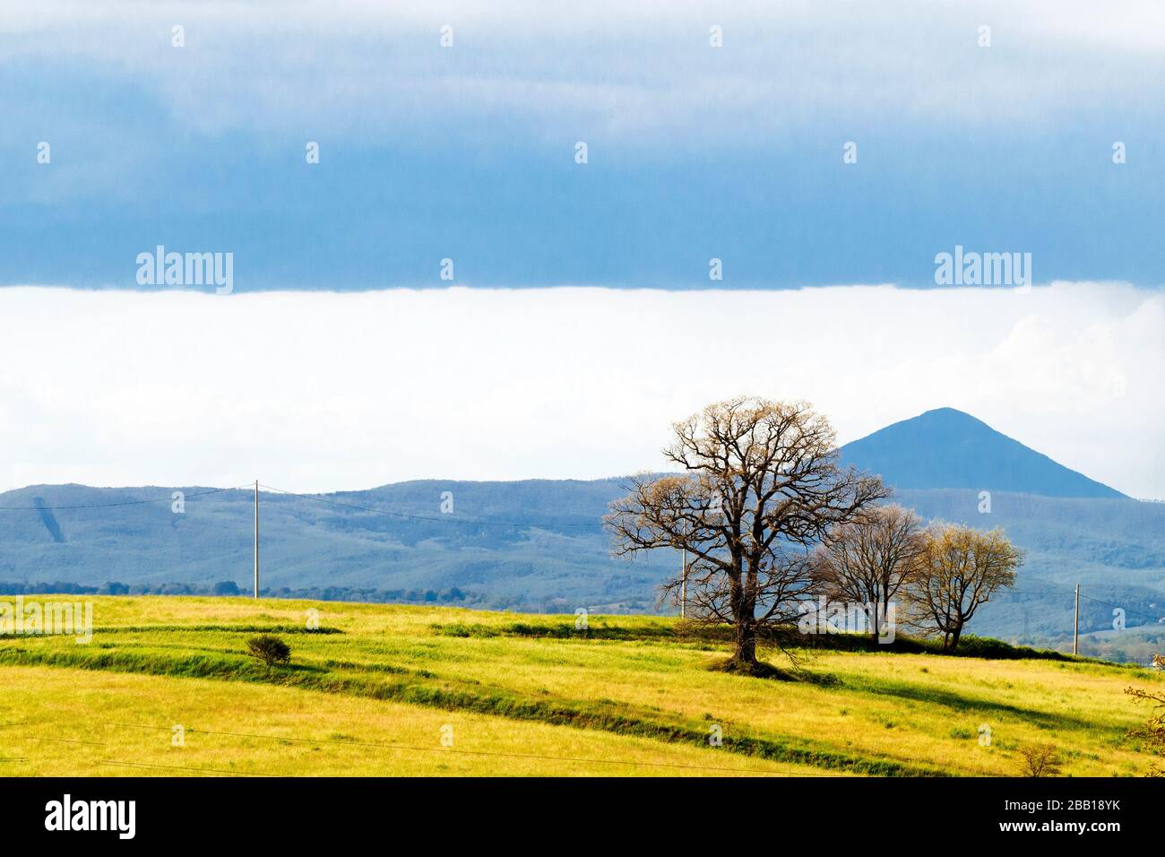 Lansdscape rurale nella regione Umbria - Italia Foto Stock