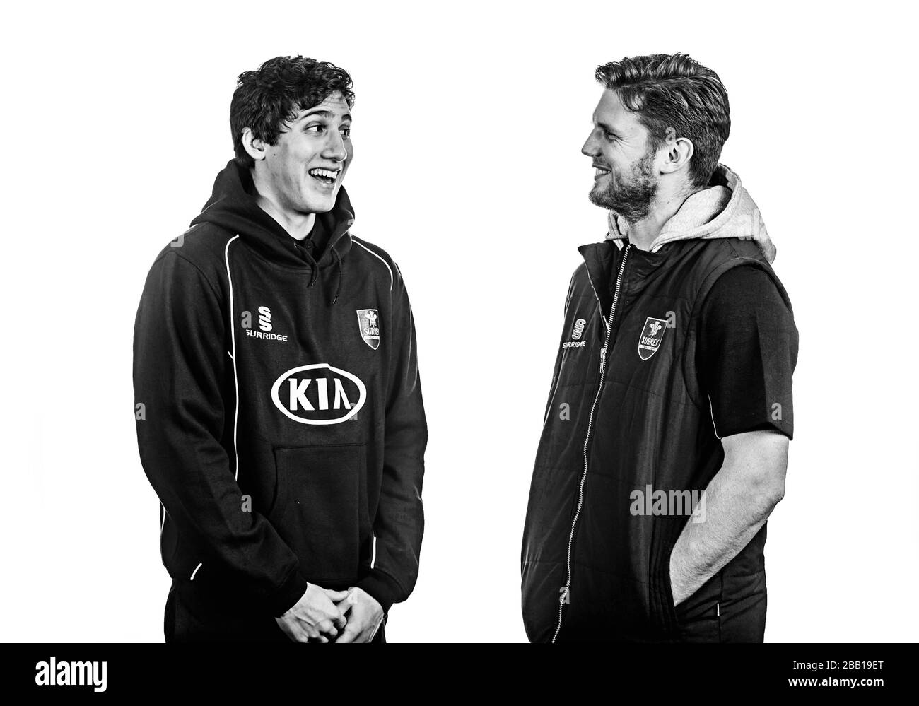 Stuart Meaker e Zafar Ansari, Surrey Foto Stock
