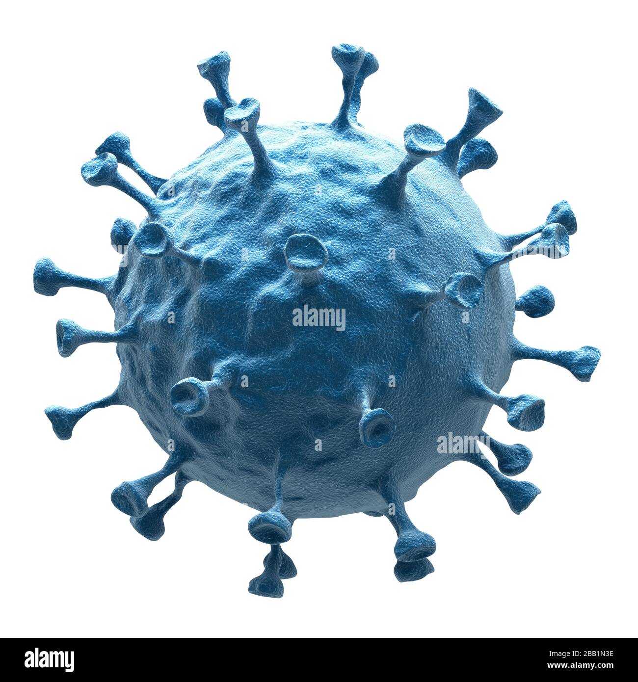 Virus Corona Covid-19 (isolato con il tracciato di ritaglio) Foto Stock