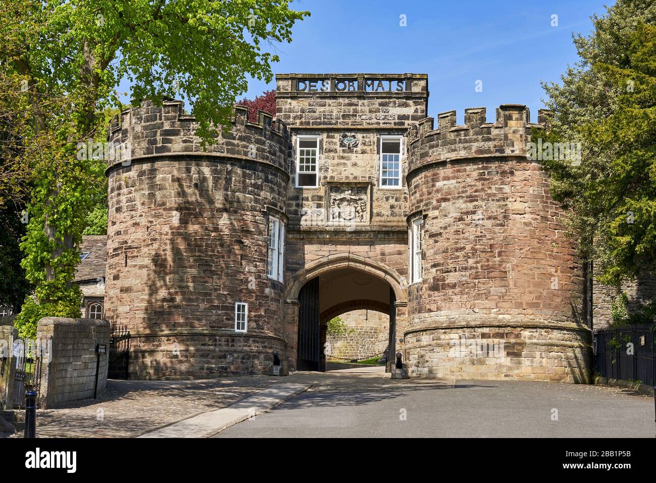 Skipton Castle Skipton North Yorkshire Foto Stock