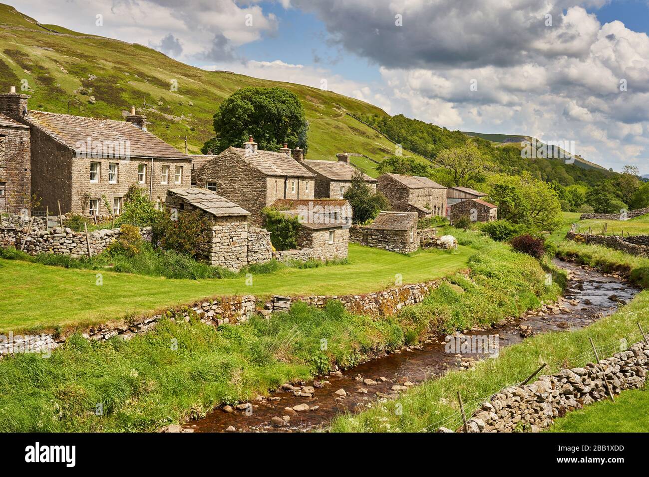 Thwaite Swaledale Yorkshire Dales Foto Stock