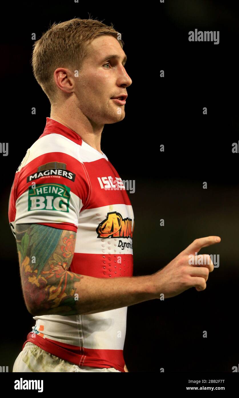 Sam Tomkins, Wigan Warriors Foto Stock