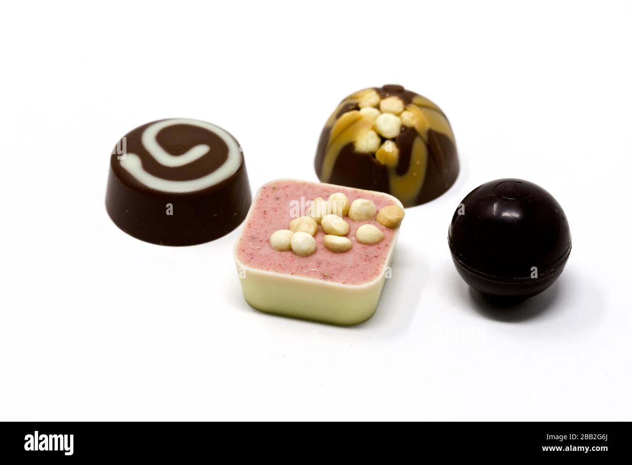 Hotel Chocolat cioccolatini di lusso fatti a mano Foto Stock