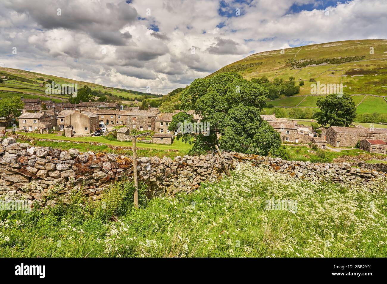 Thwaite Swaledale Yorkshire Dales Foto Stock