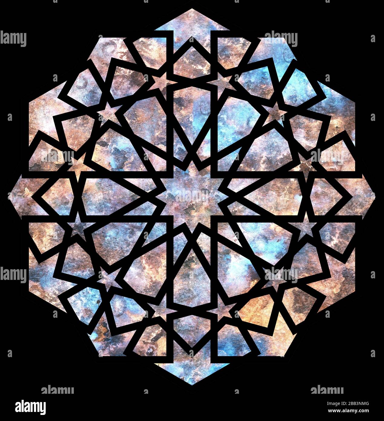 L'elemento star del Ramadan decor. Foto Stock