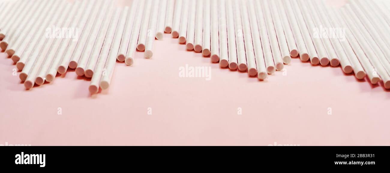 cannucce riutilizzabili in vetro senza plastica Foto Stock