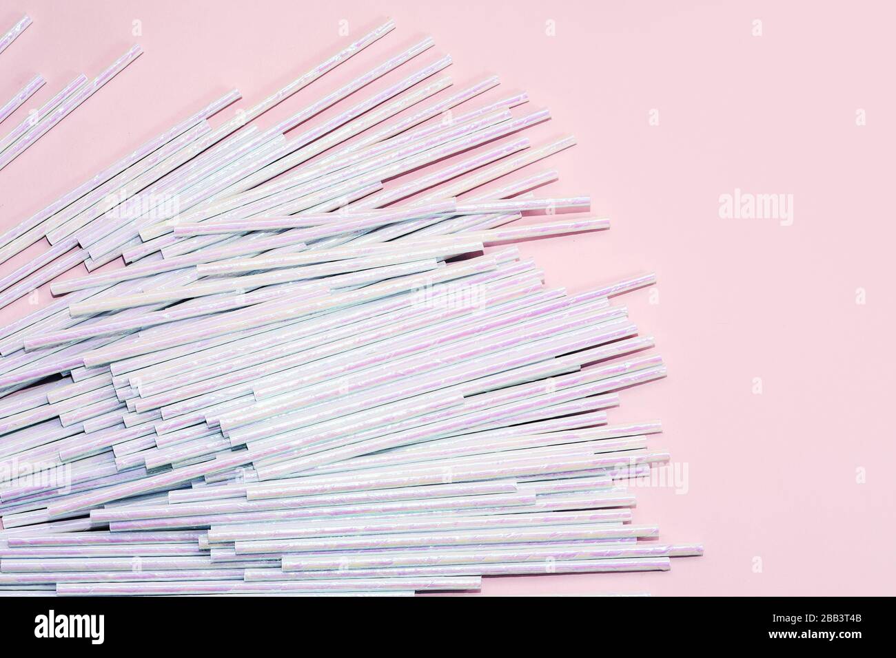 cannucce riutilizzabili in vetro senza plastica Foto Stock