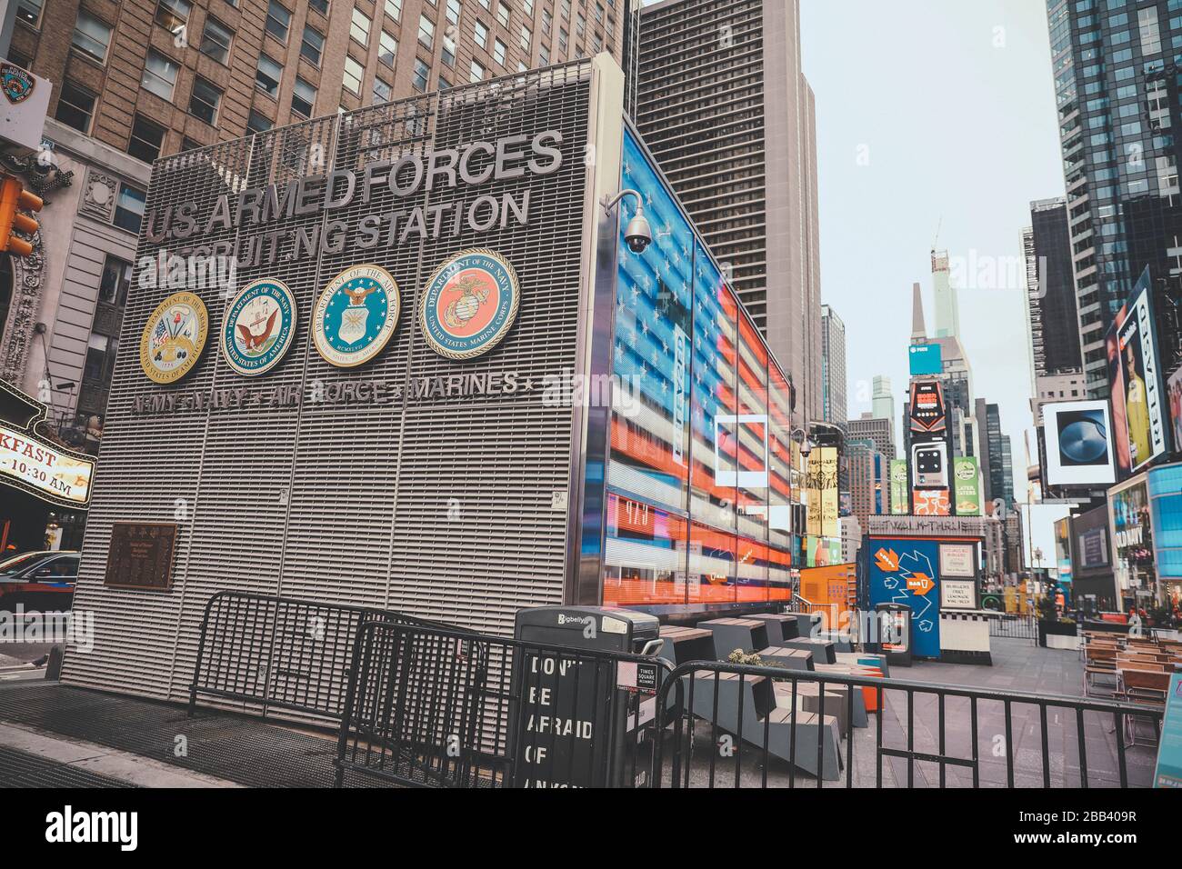 Ufficio di reclutamento dell'esercito DEGLI STATI UNITI Times Square Foto Stock