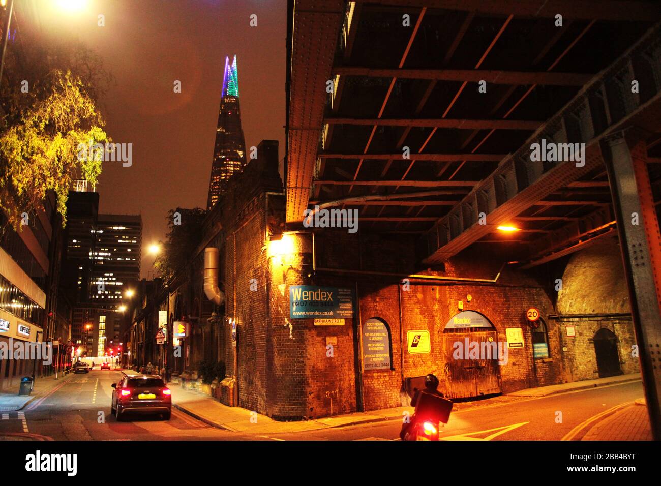 Notte di Londra Foto Stock