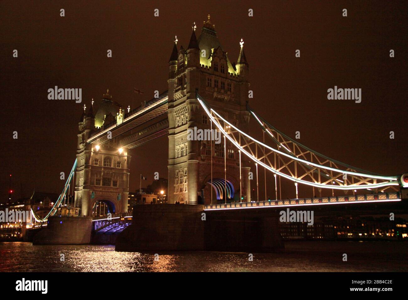 Notte di Londra Foto Stock