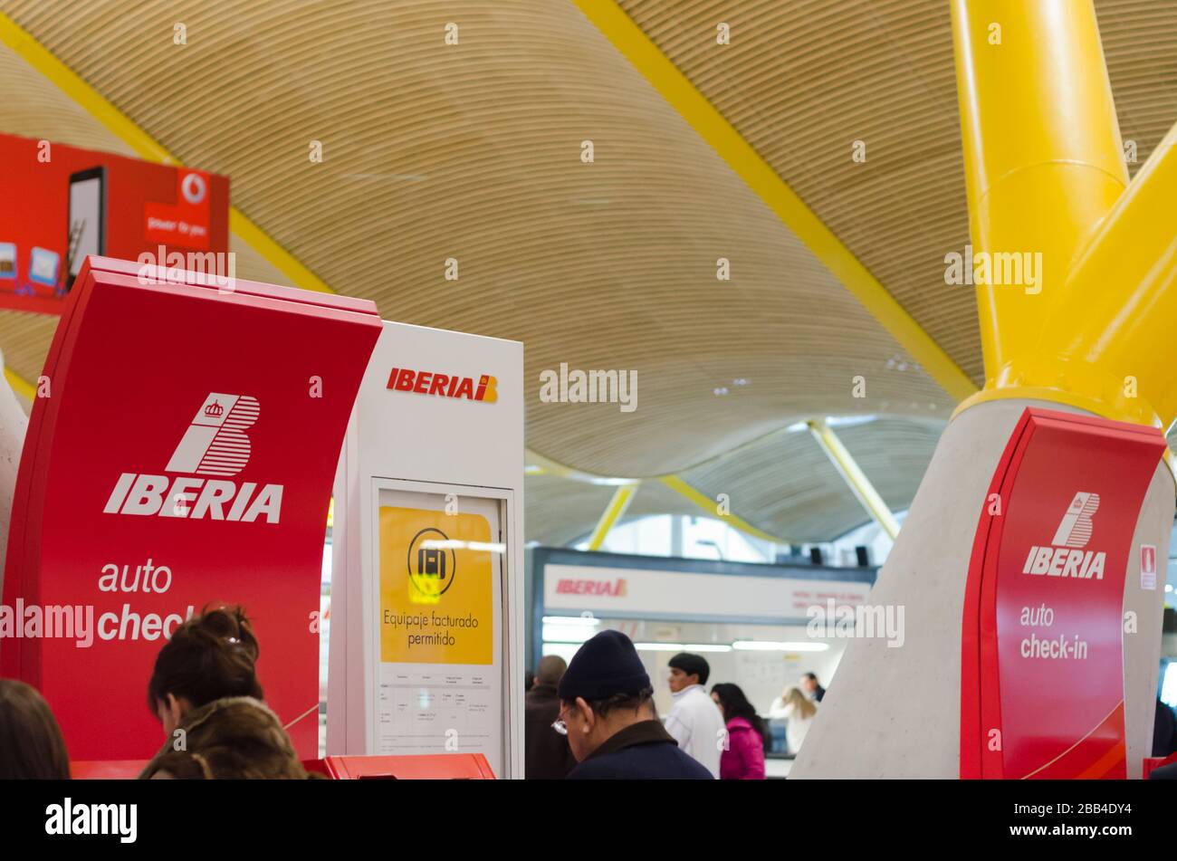 Madrid T4, Barajas, Spagna Foto Stock