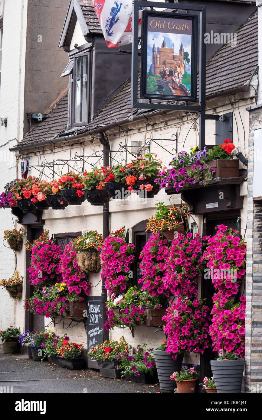 L'Old Castle Inn Bridgnorth Shropshire West Midlands Inghilterra Foto Stock