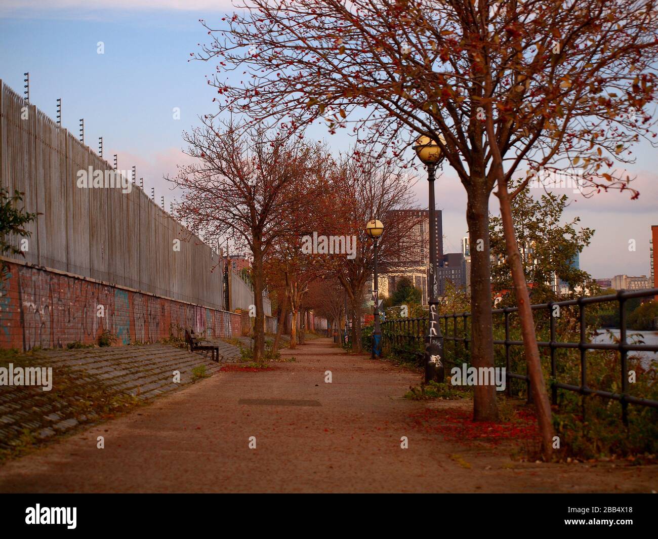 Scatti presi intorno a salford manchester inghilterra Foto Stock