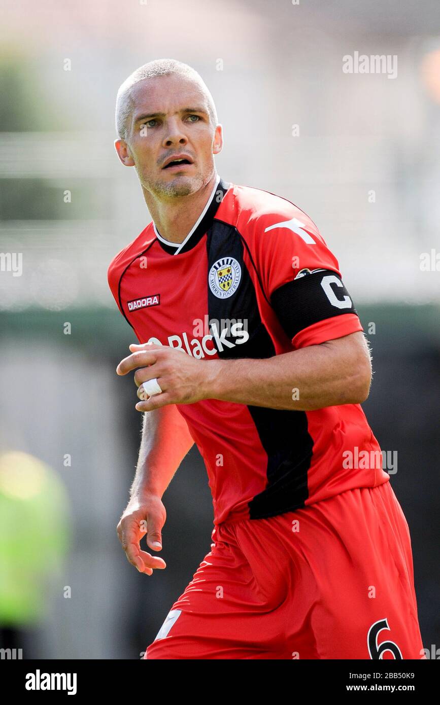 Jim Goodwin, St Mirren Foto Stock