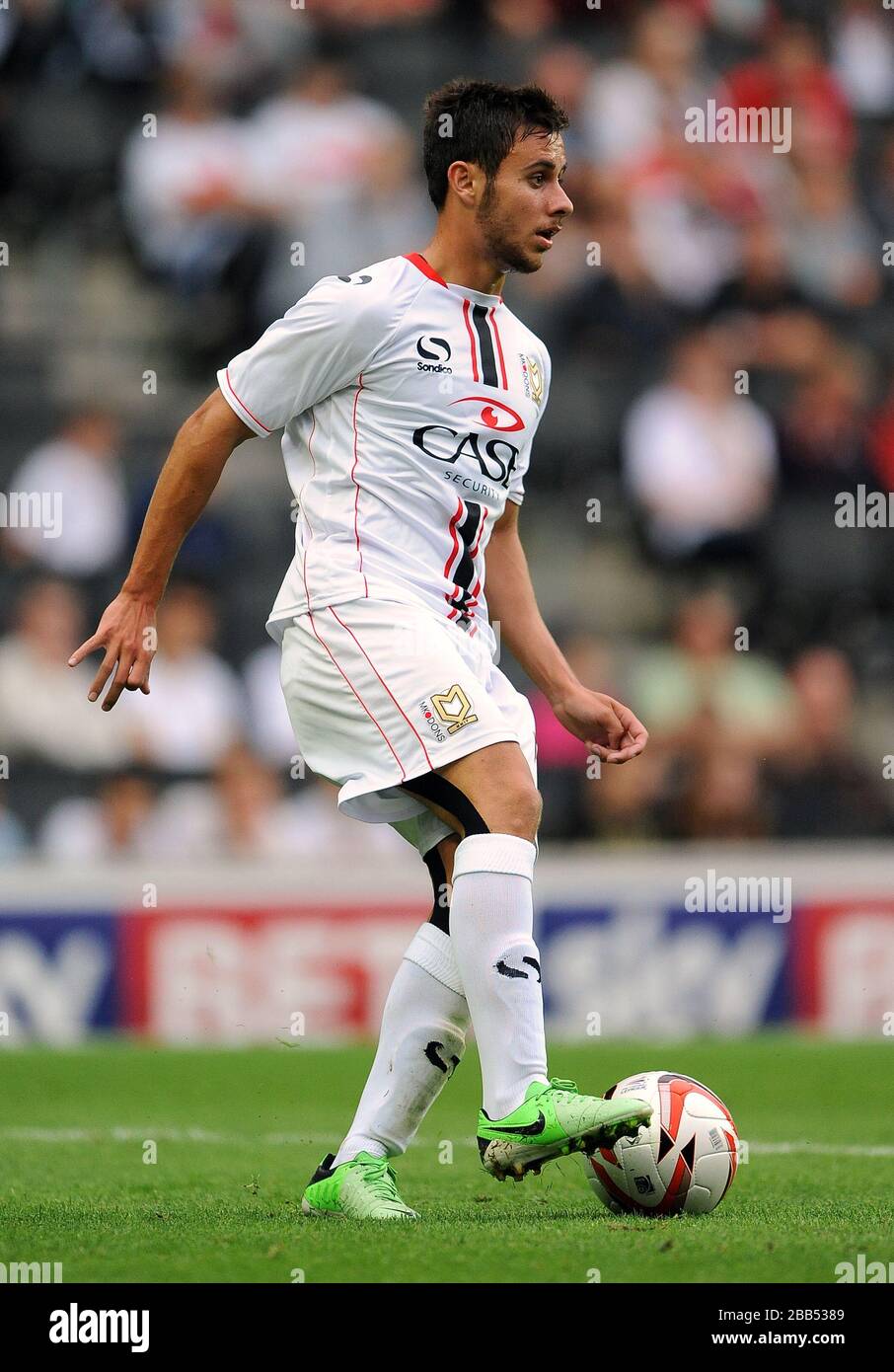 George Baldock, MK Dons Foto Stock