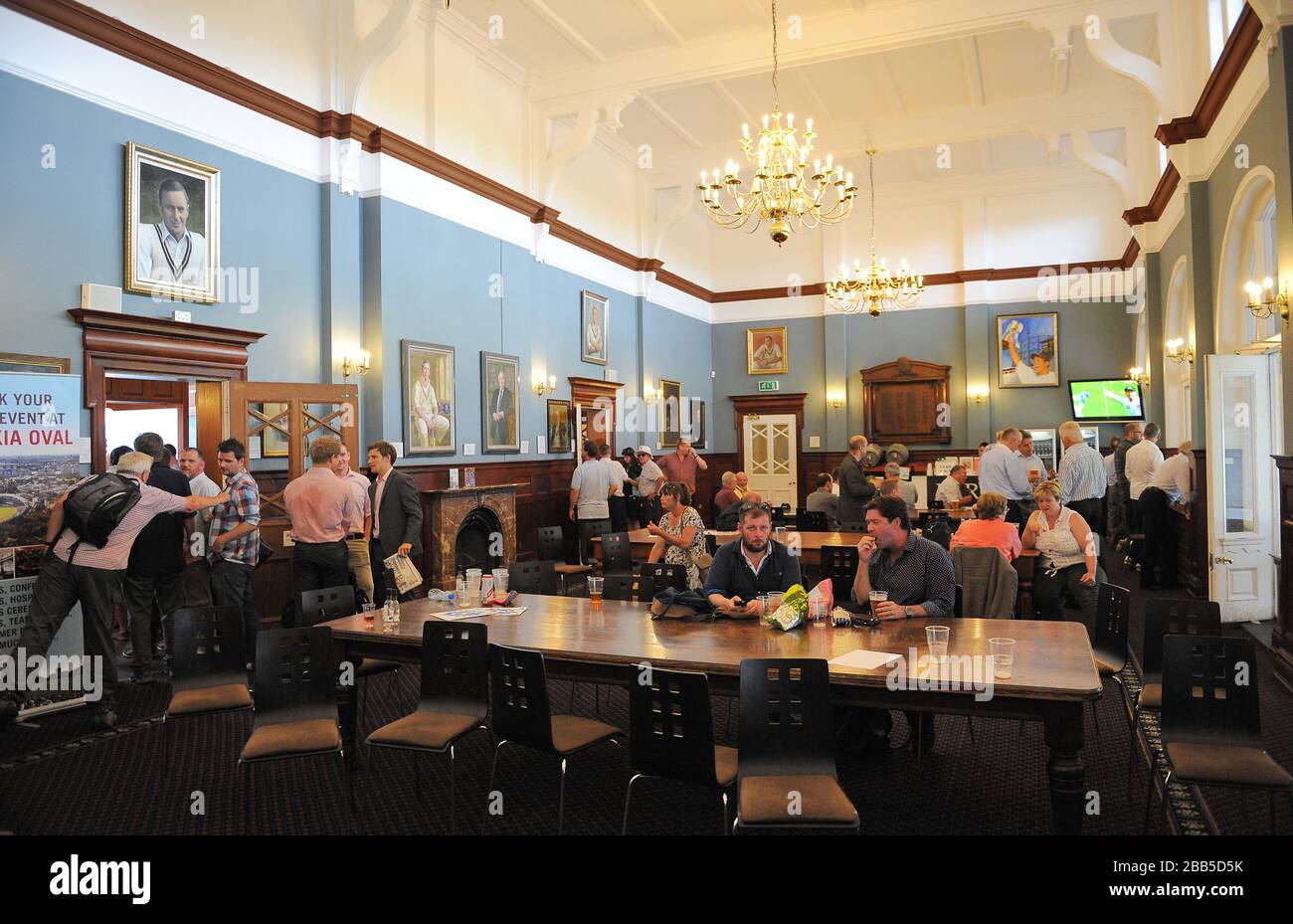 Una vista della Long Room al Kia Oval. Foto Stock