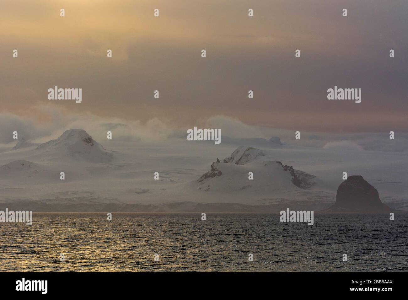 Isola di Livingstone, inglese stretto, Antartide. Foto Stock