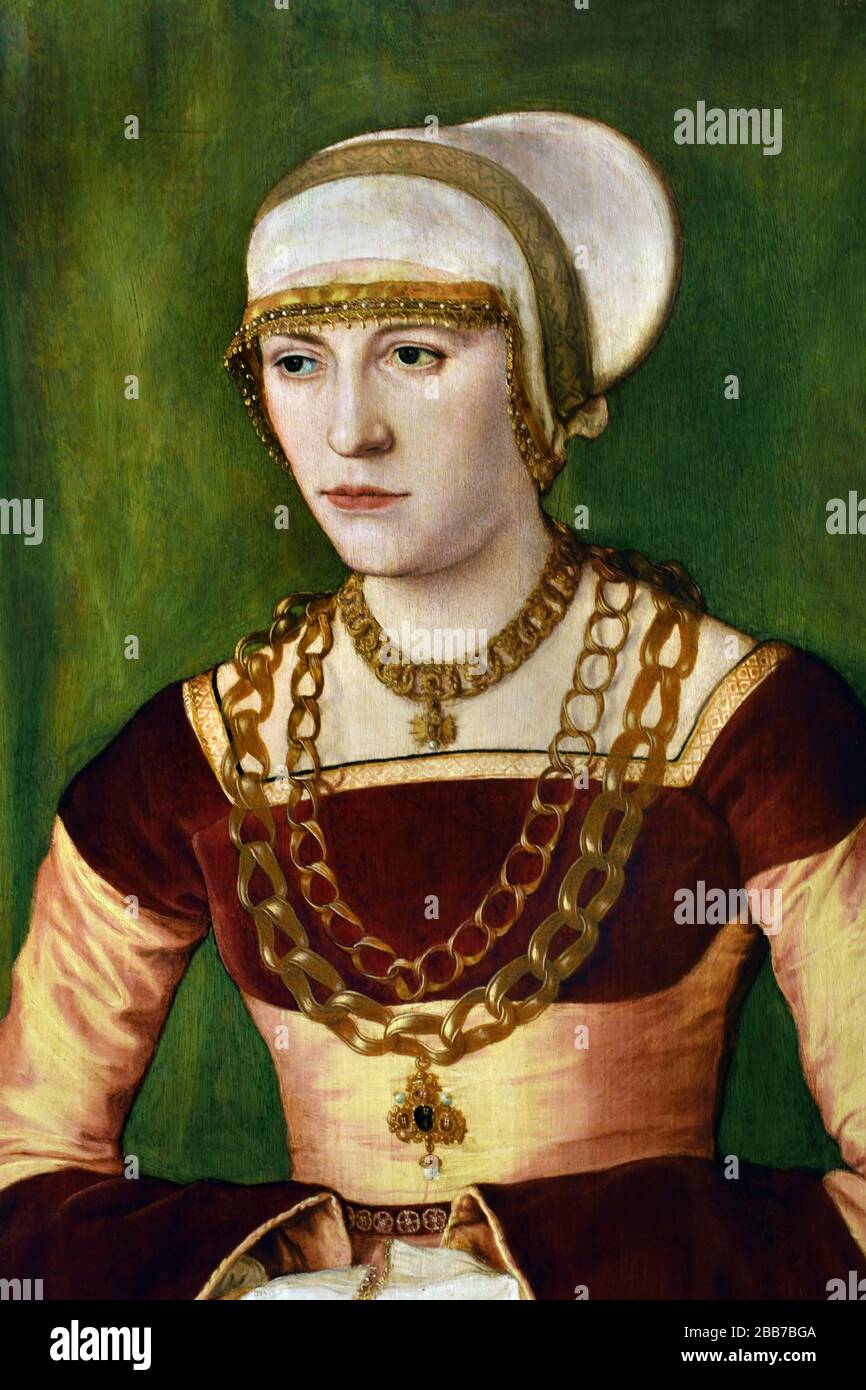 Ritratto di Ursula Rudolph 1528 Barthel Beham Norimberga 1502- Italia 1540 il tedesco in Germania Foto Stock