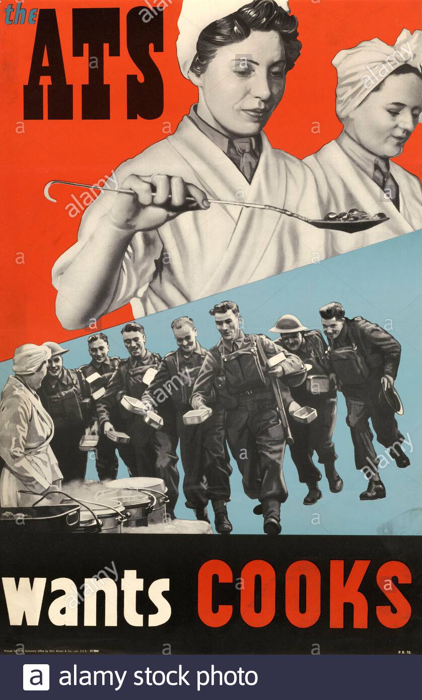 British World War 2 informazioni pubbliche poster di propaganda Foto Stock