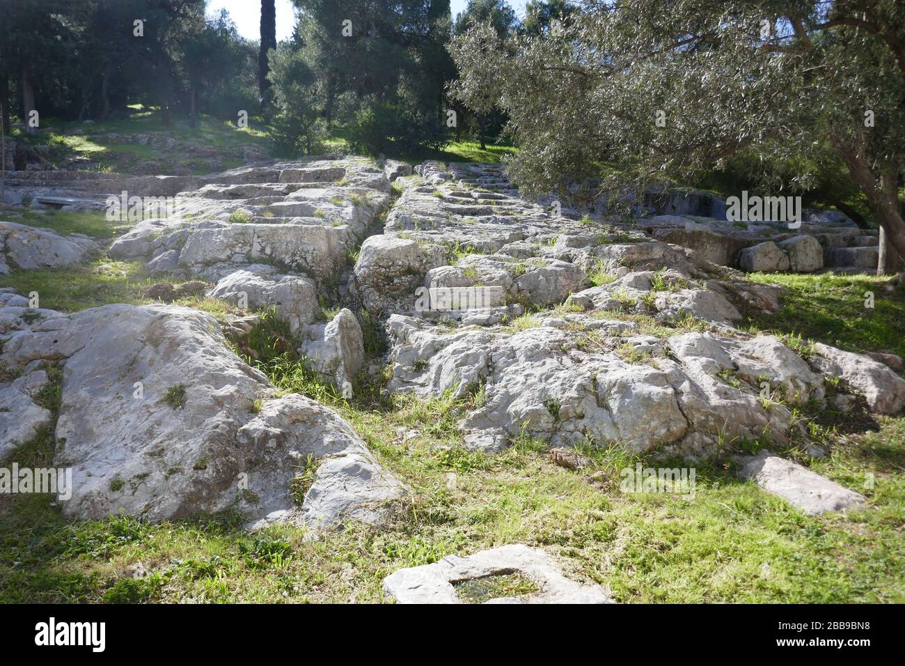 Pynx Hill Atene Foto Stock