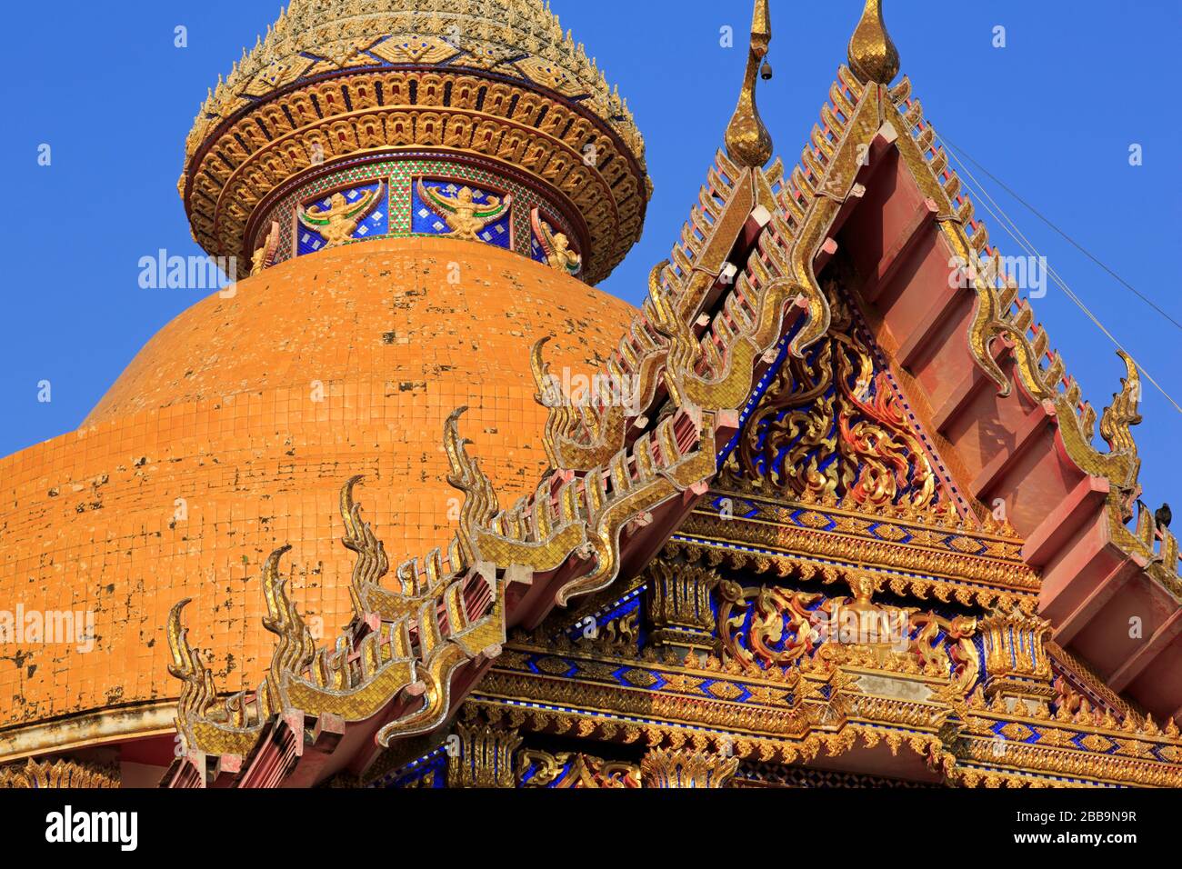 Wat Chamongkron Royal Monastery, Pattaya City, Thailandia, Asia Foto Stock