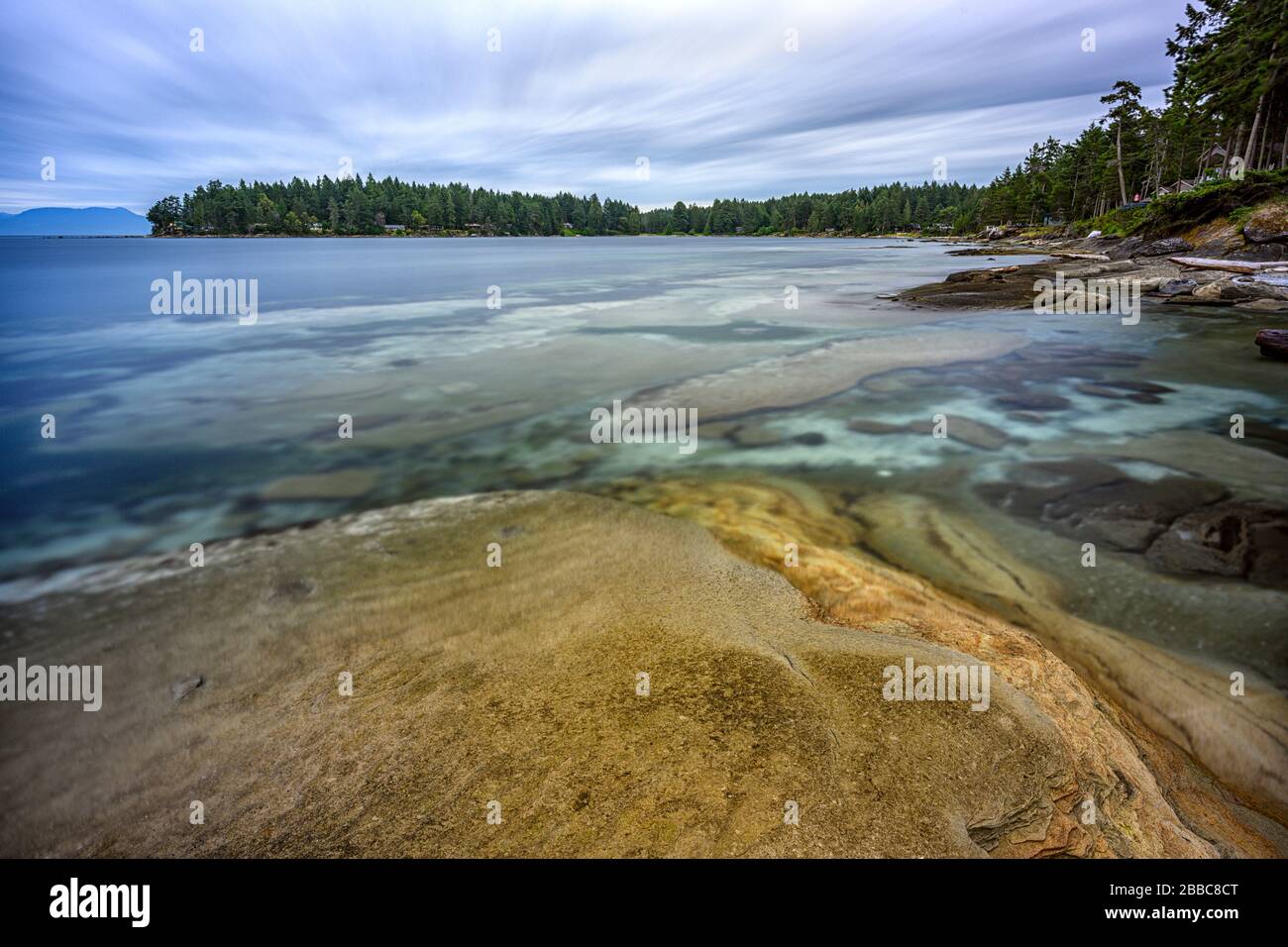 Malaspina Galleries Community Park, Gabriola Island, vicino Nanaimo, Vancouver Island, BC Canada Foto Stock