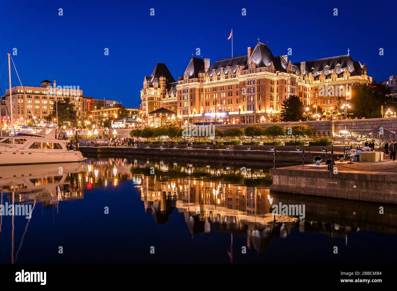 Empress Hotel, Victoria, Isola di Vancouver, BC, Canada Foto Stock