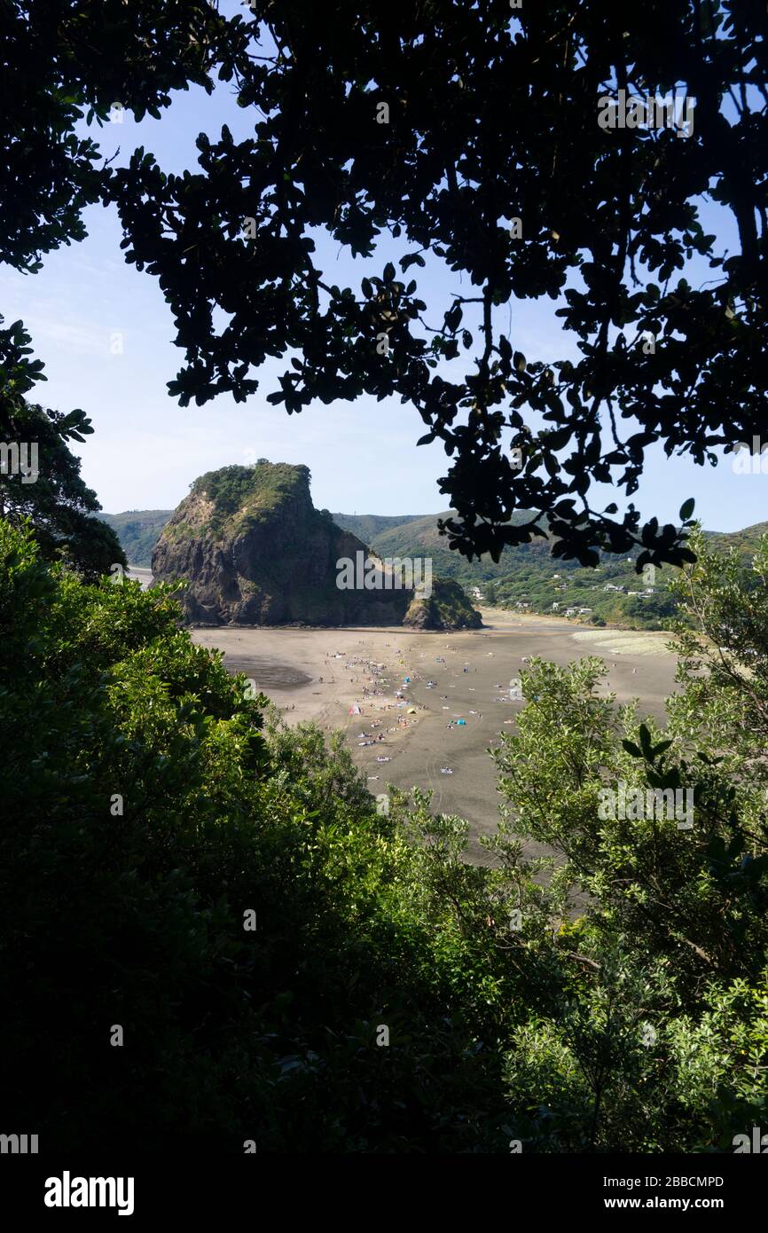 Piha, Auckland Foto Stock