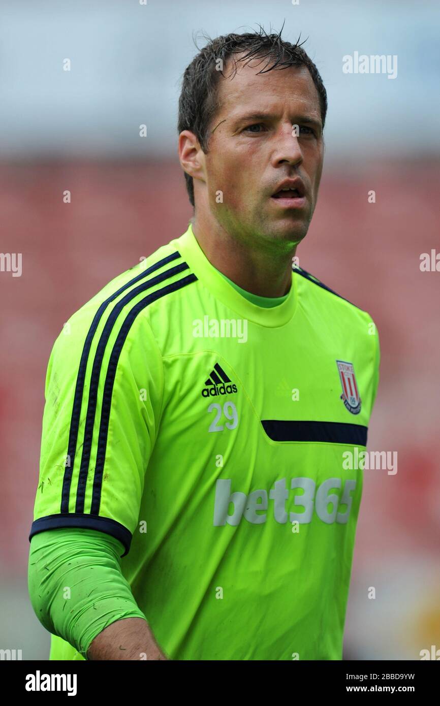 Thomas Sorensen, portiere di Stoke City Foto Stock